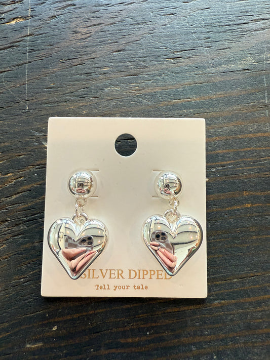 Heart Bubble Earrings