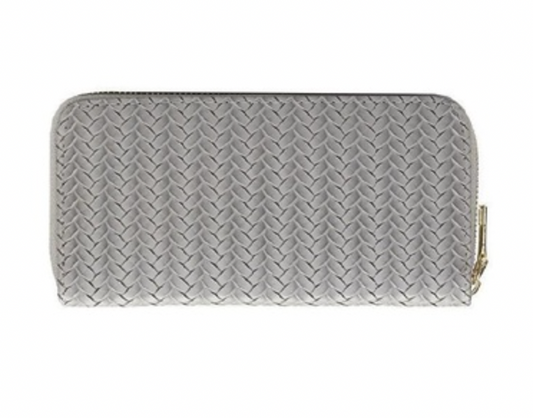 Vegan Leather Woven Wallet