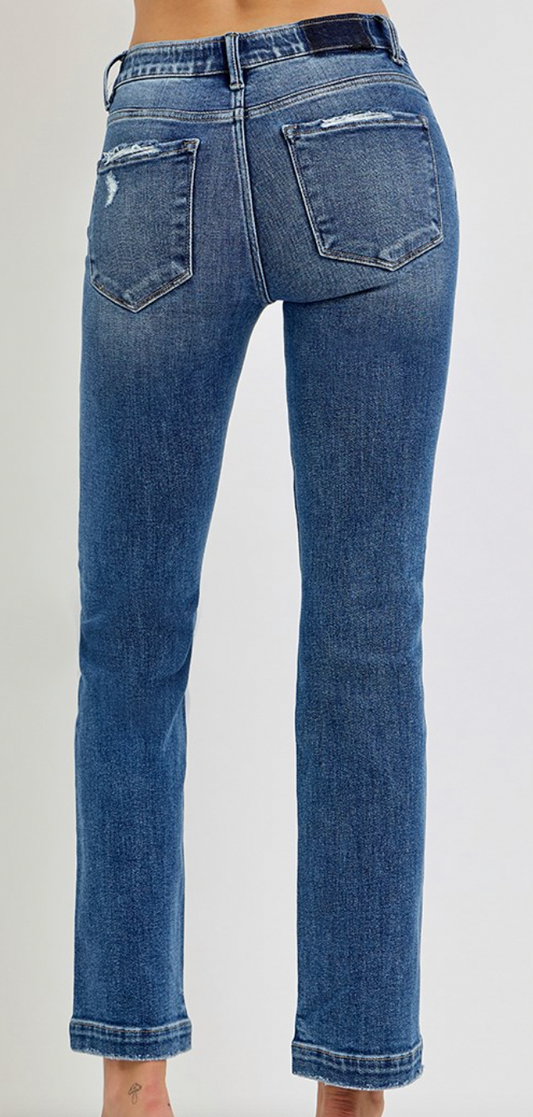 Risen - Tummy Control Straight Leg Jeans
