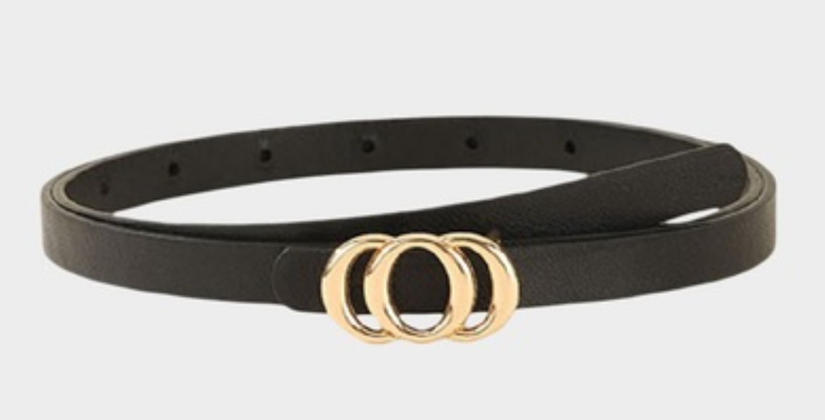 Triple Ring Fashion Belt