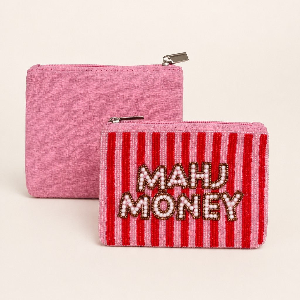Mahjong Striped Coin Purse