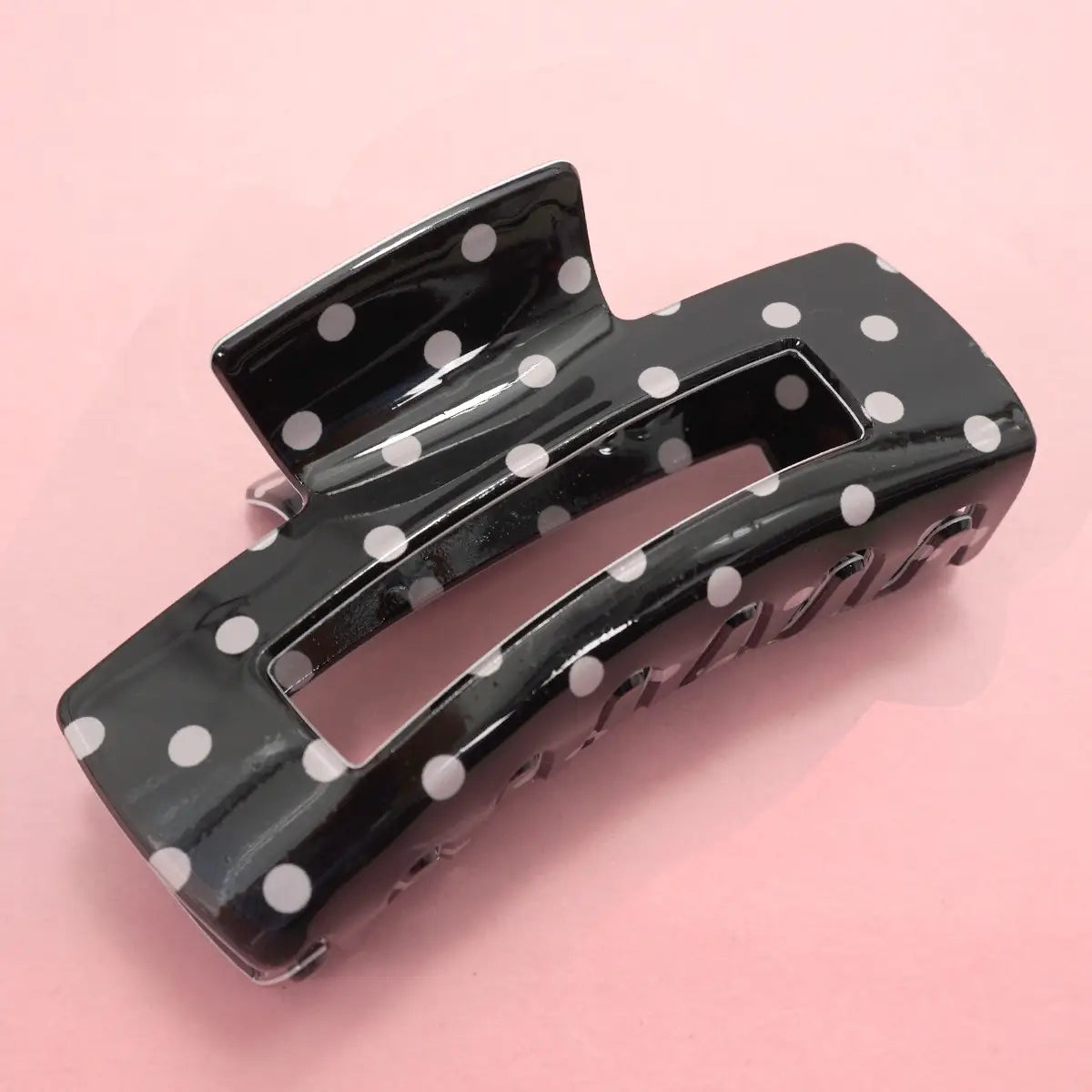 Polka Dot Hair Claw Clip