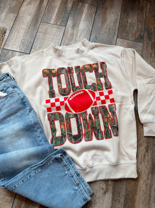 Touch Down Mock Neck