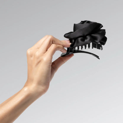 Kitsch - Satin Rosette Flat Cloud Clip