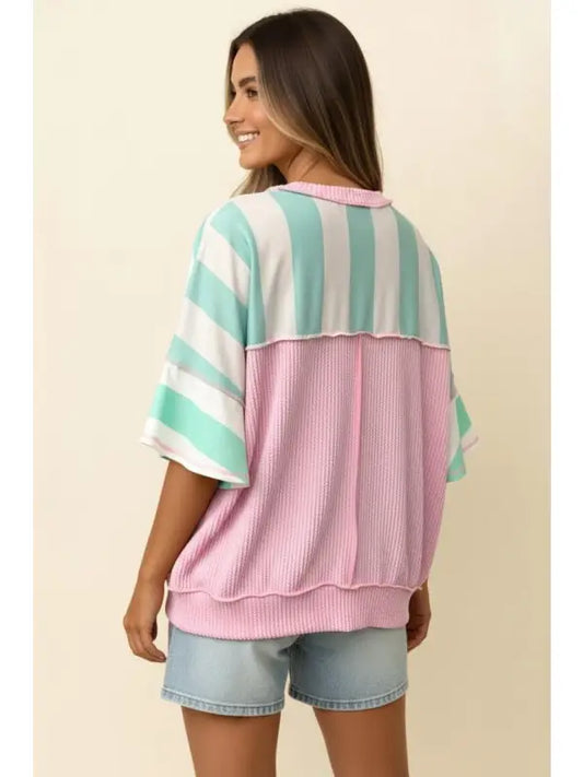 Flutter Sleeve French Terry Top