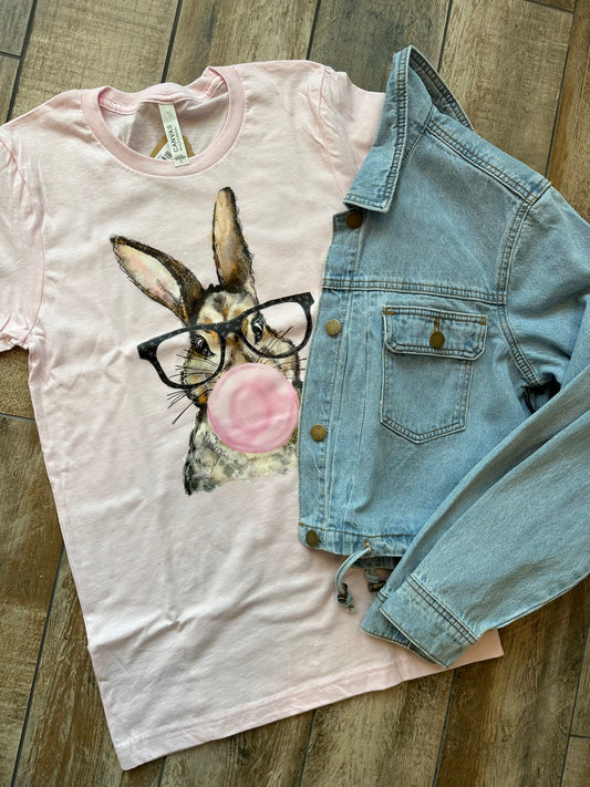 Bunny with Glasses Tee