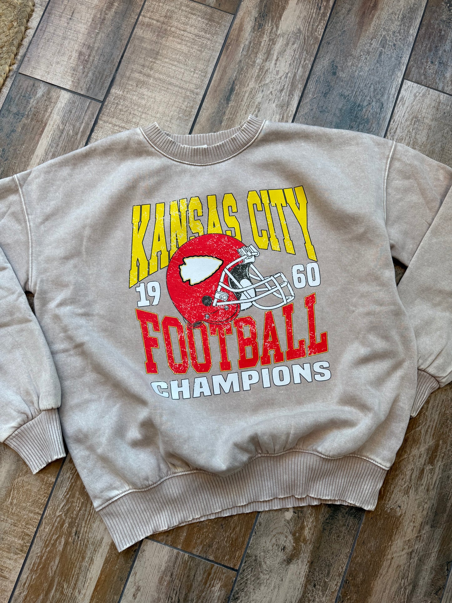 Kansas City Football on Tan