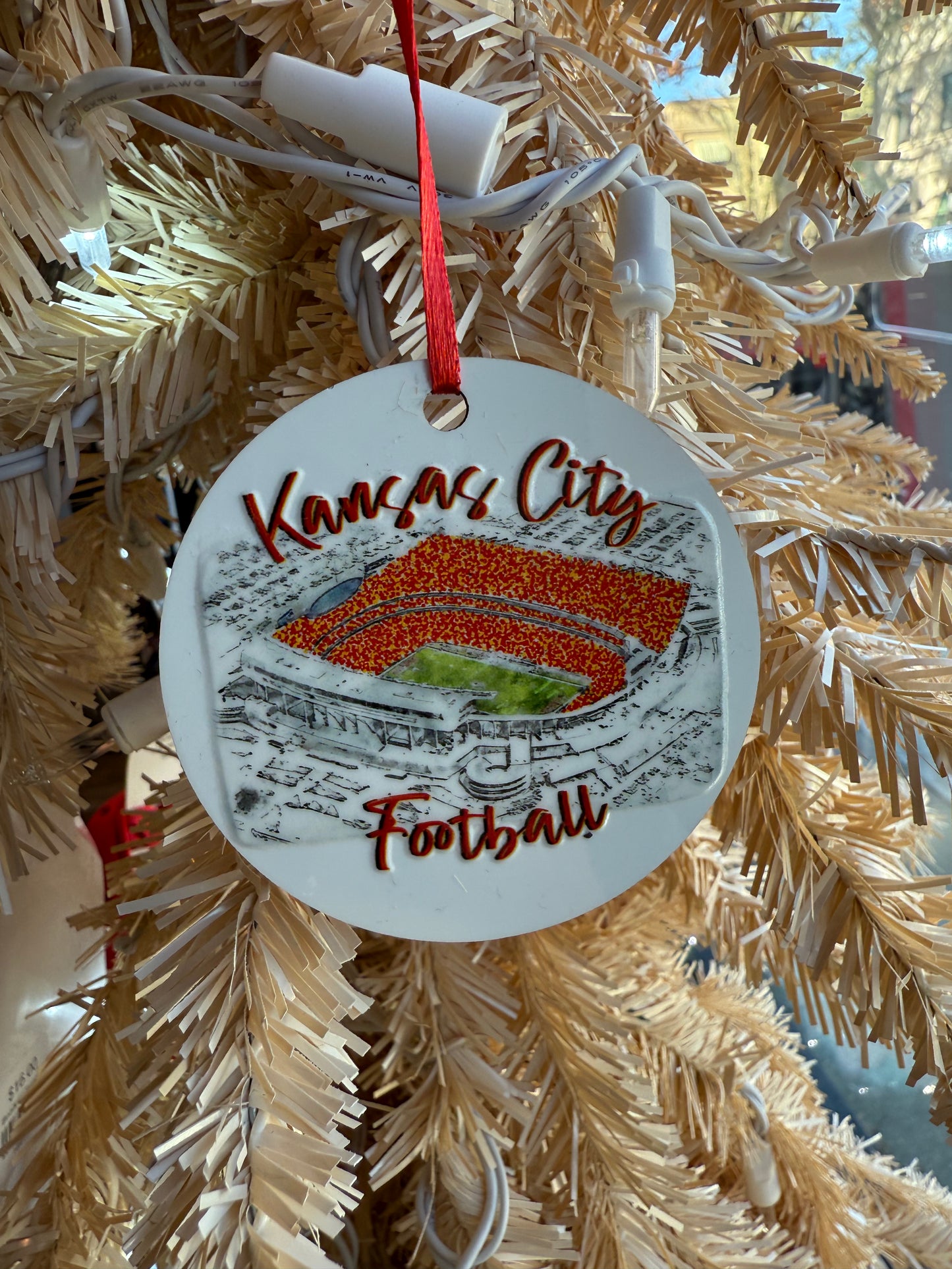 Kansas City Football Ornament