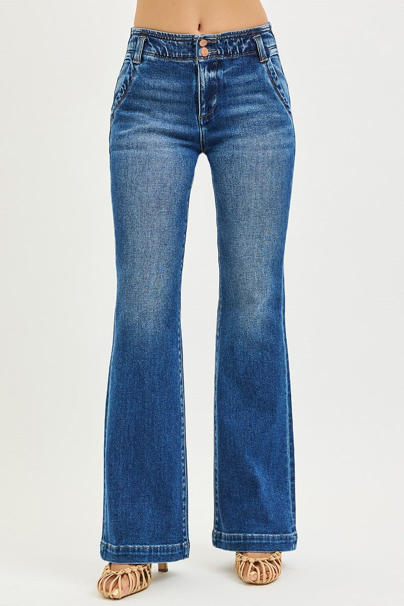 Risen - High Rise Flare Jeans