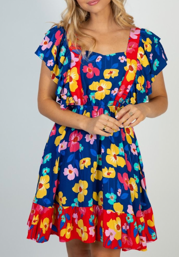 Floral Print Woven Dress