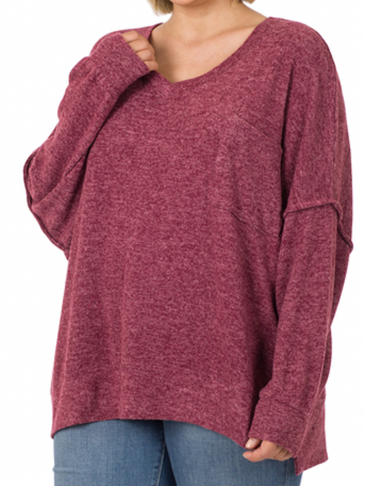 Oversized Melange Sweater