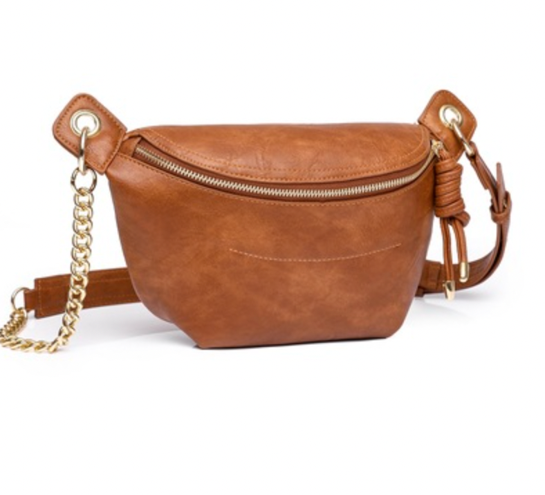 Vegan Leather Convertible Sling Bag