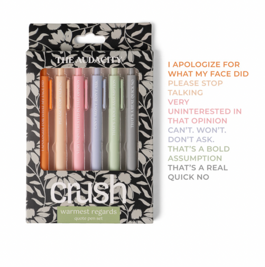 Crush Warmest Regards Pen Sets