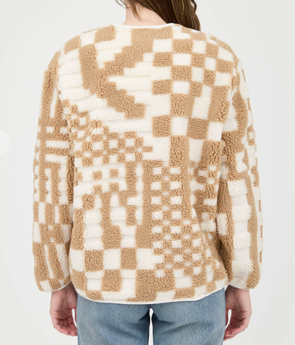 DOORBUSTER - Checkered Button Down Fleece