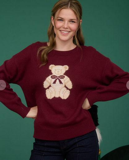 Teddy Pullover Sweater