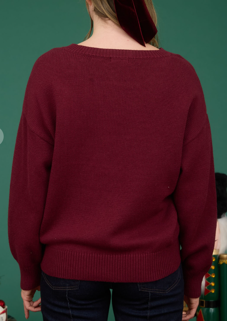 Teddy Pullover Sweater