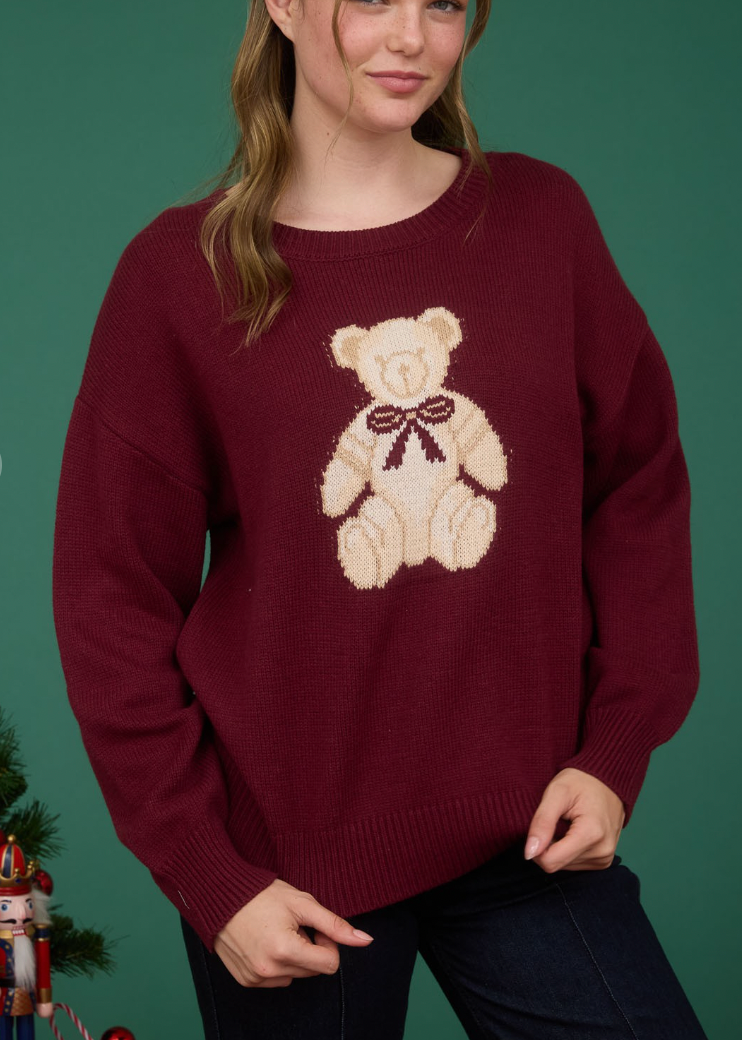 Teddy Pullover Sweater