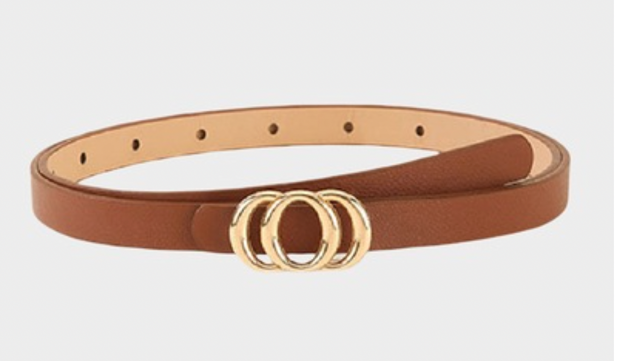 Triple Ring Fashion Belt