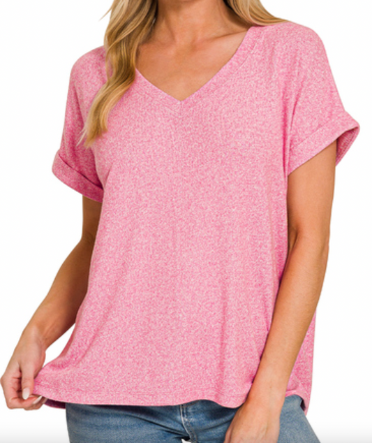 Hacci V-Neck Top