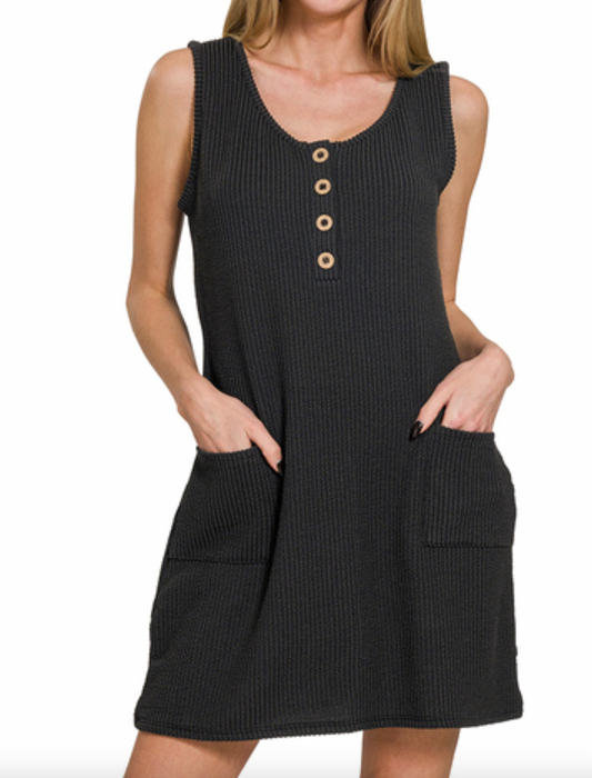 Sleeveless Tank Mini Dress
