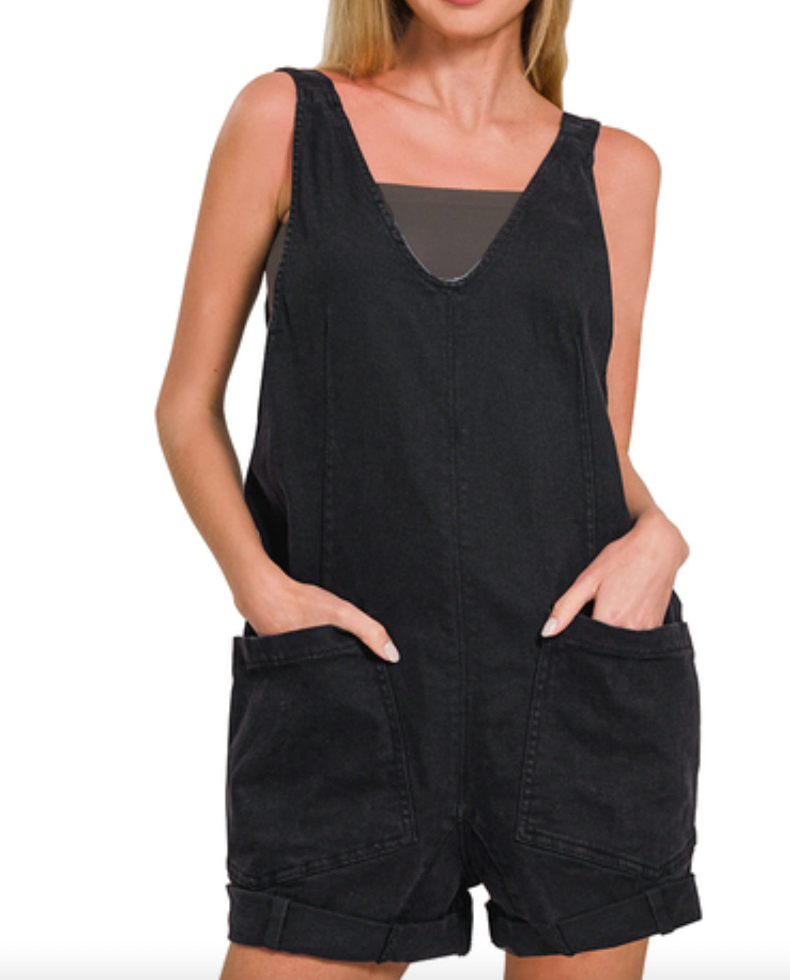 Adjustable Strap Romper