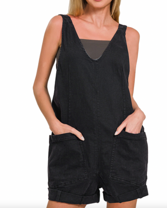 Adjustable Strap Romper