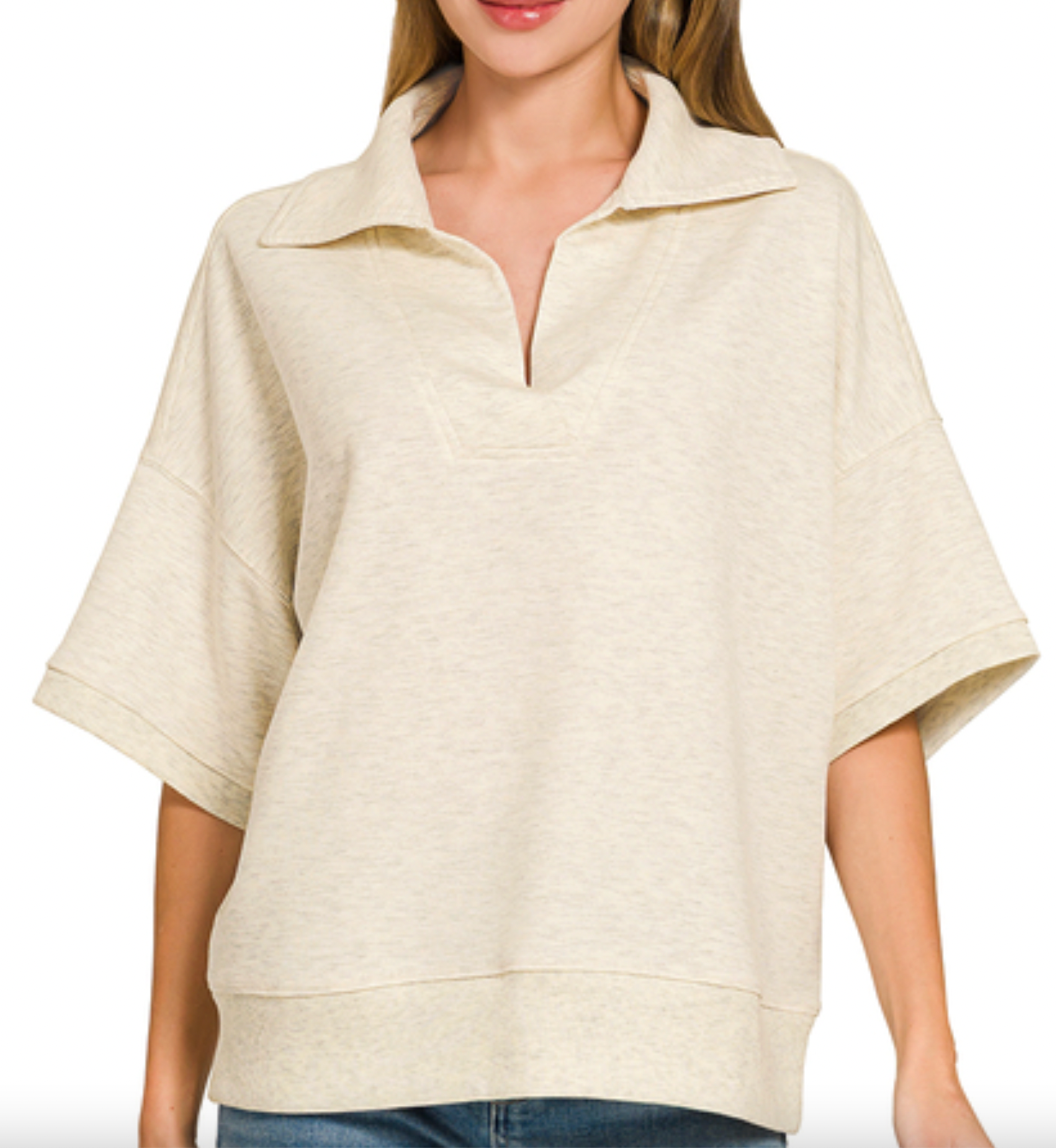 Scuba Collared Pullover
