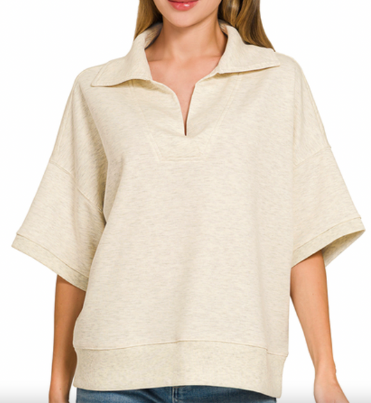 Scuba Collared Pullover