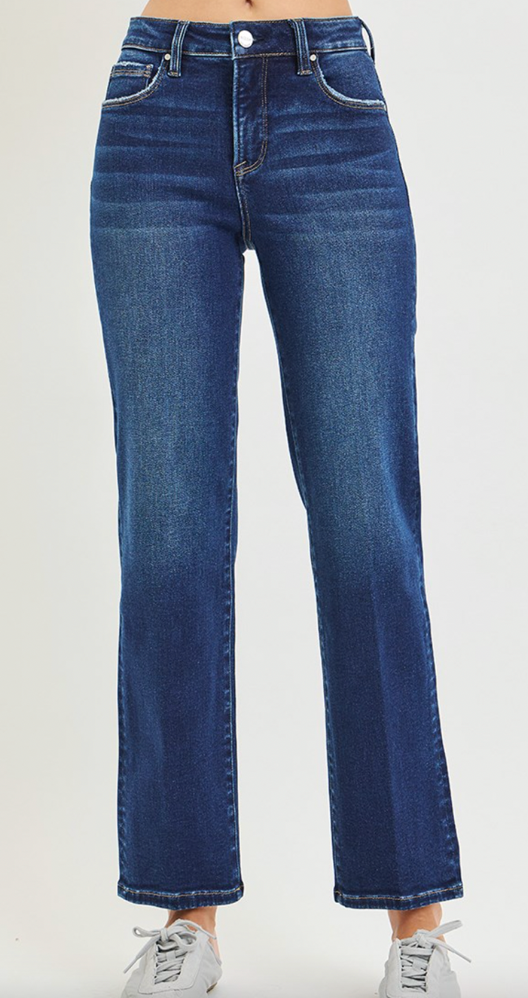 Risen - Tummy Control High Rise Ankle Straight