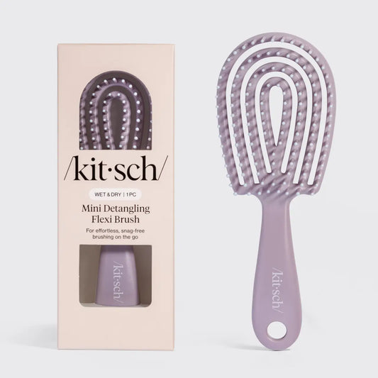 Kitsch - Mini Soft Violet Detangling Flexi Brush