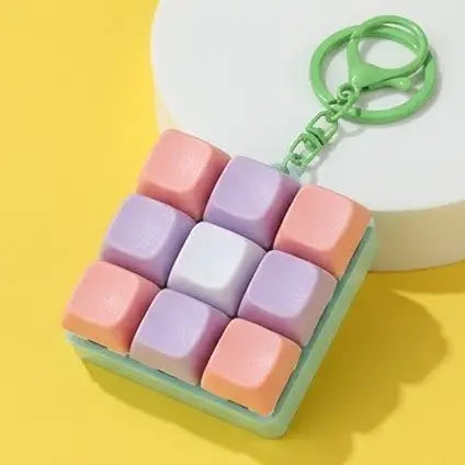 Keyboard Fidget Stress Relief Keychain