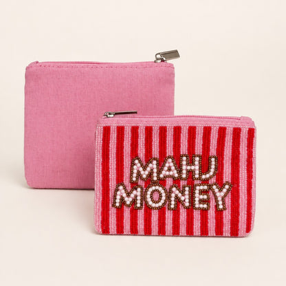 Mahjong Striped Coin Purse