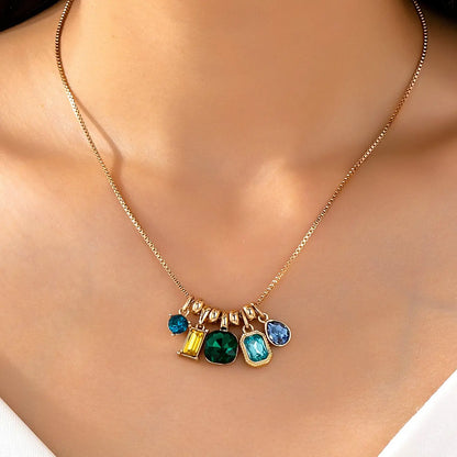 Crystal Cluster Necklace