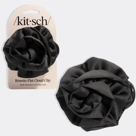 Kitsch - Satin Rosette Flat Cloud Clip
