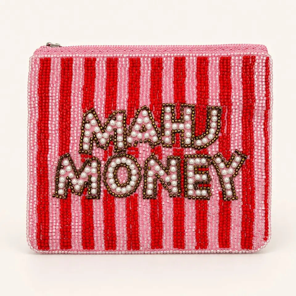 Mahjong Striped Coin Purse