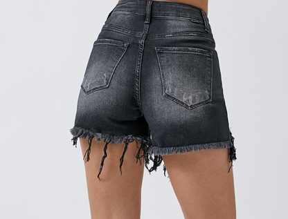 High-Rise Cross Over Shorts