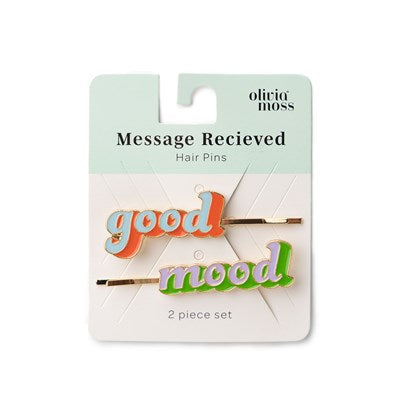 Olivia Moss Message Received Hair Pins